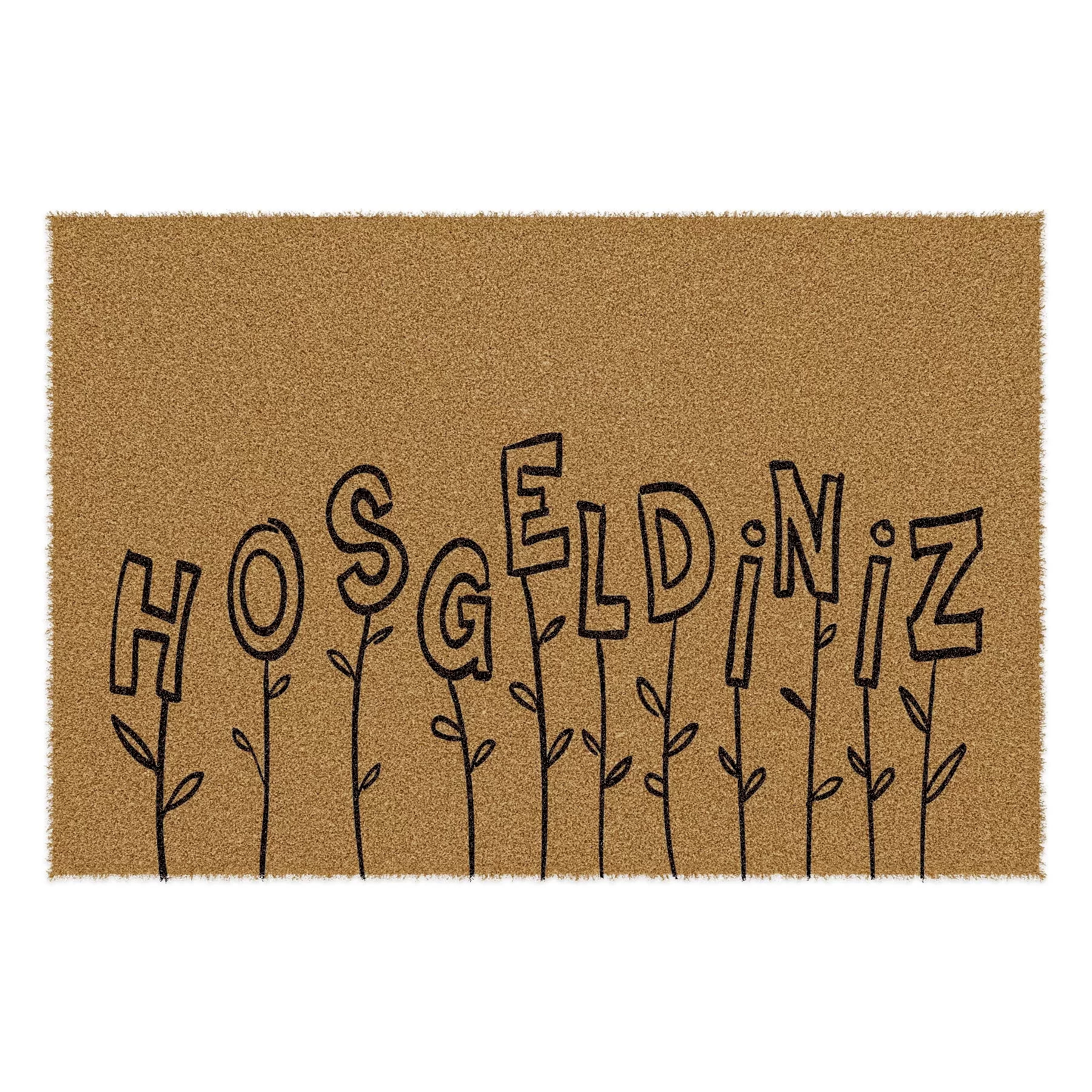 Picture of Decovetro Paspas Hoşgeldiniz Desenli Kapı Önü Paspası 40 x 60 Cm