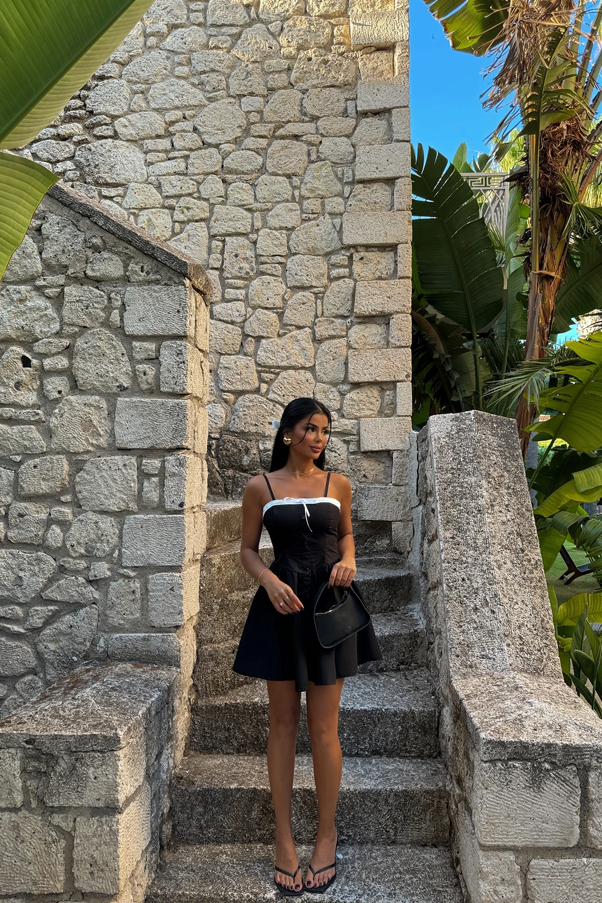 Picture of Lexina Lace Detailed Dress