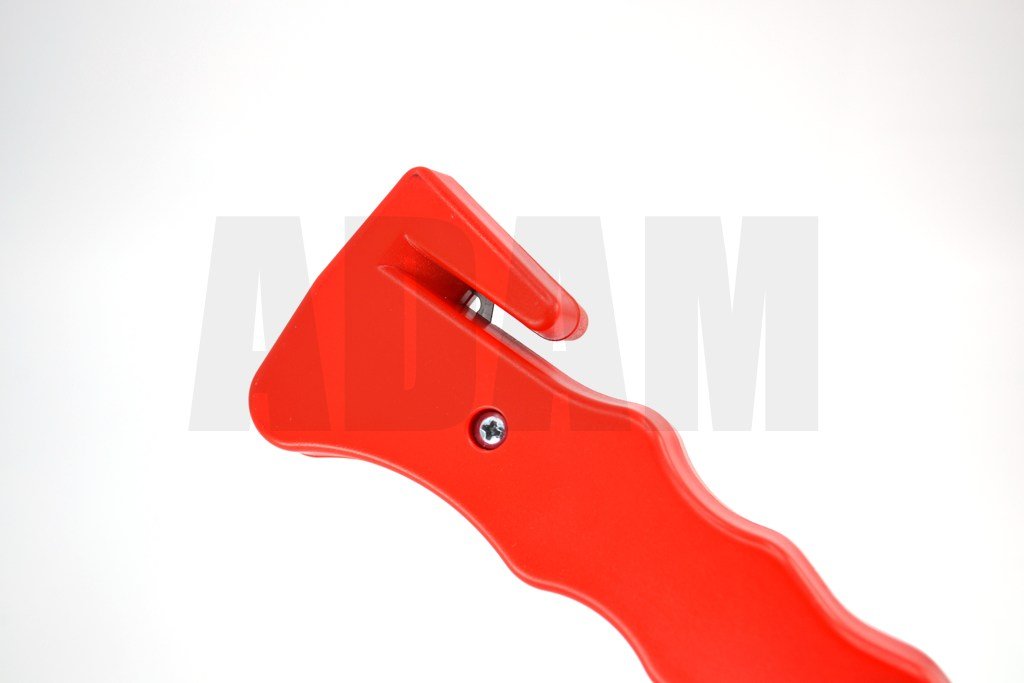 Picture of Kemer Kesicili Cam Kırıcı İmdat Çekici Kırmızı Montaj Standlı