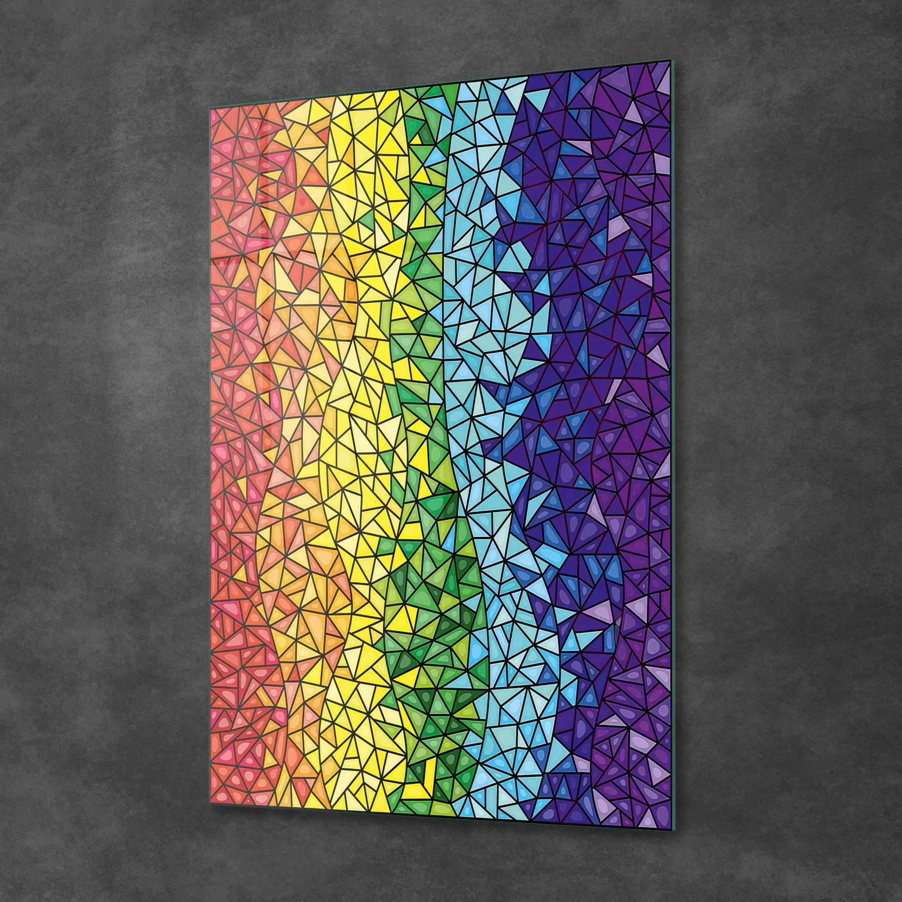 Picture of Decovetro Cam Tablo Renkli Vitray Desenli 50x70 cm