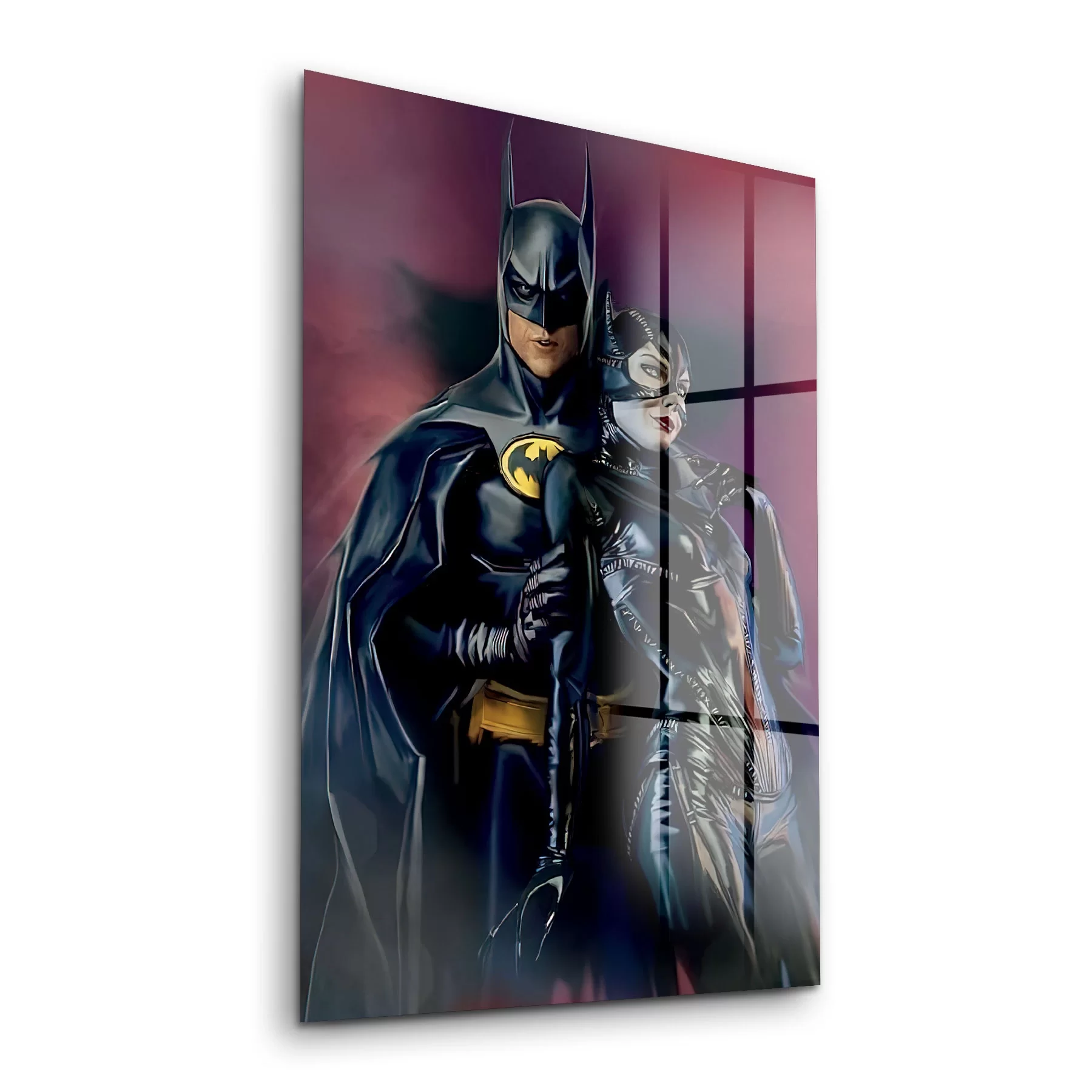 Picture of Decovetro Cam Tablo Batman Cat Woman 30x40 cm