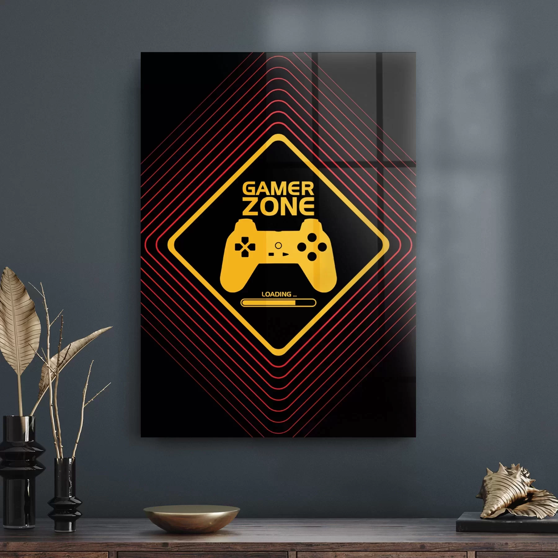 Picture of Decovetro Cam Tablo Game Zone 30x40 cm