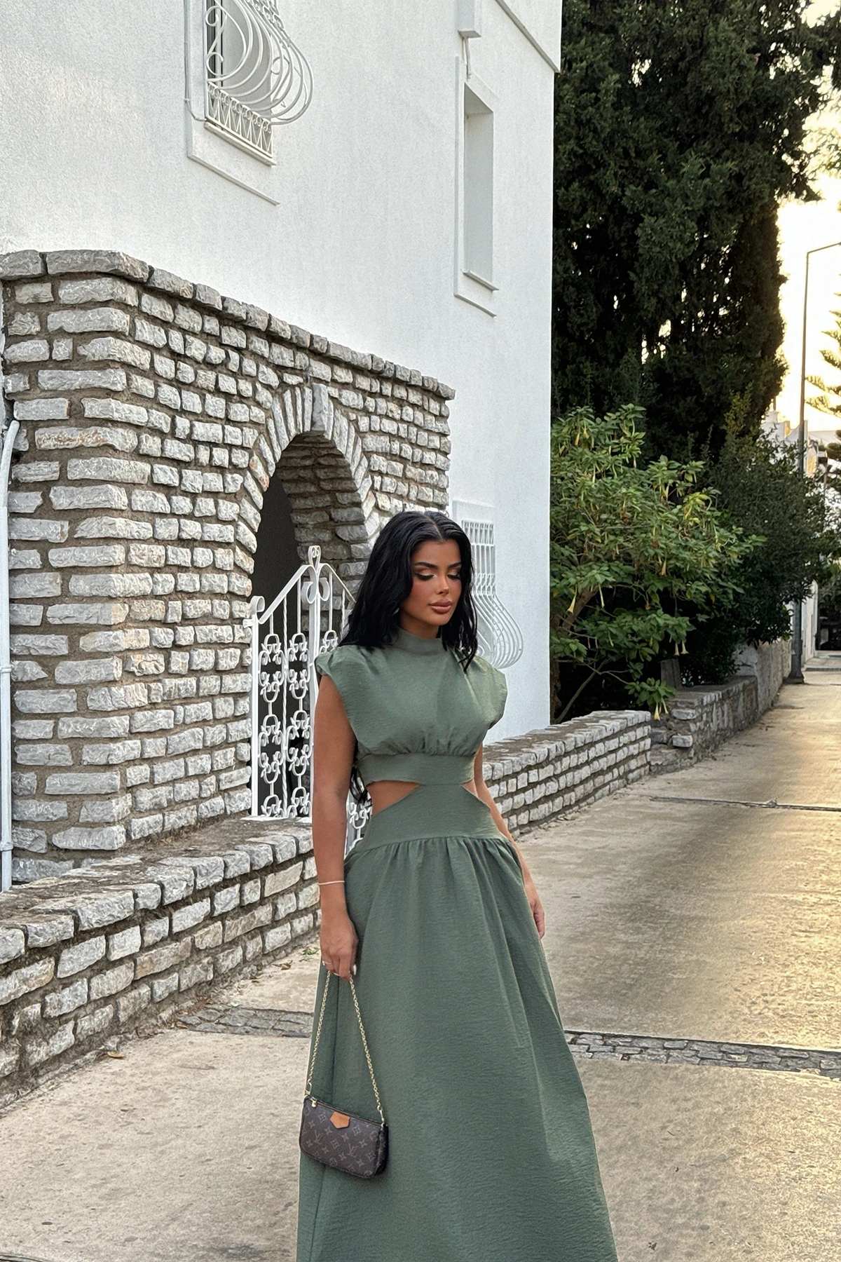 Picture of Khaki Long Dress