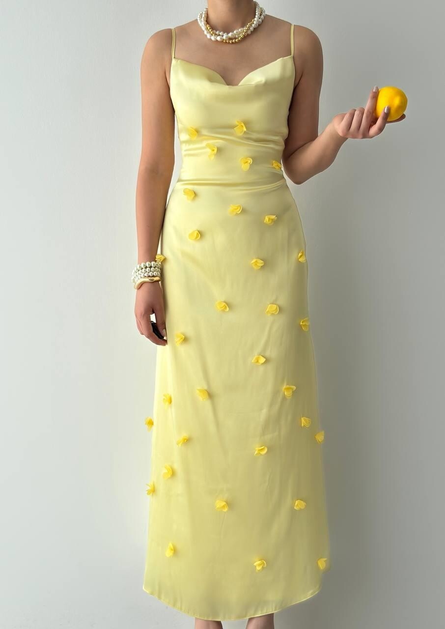 Picture of Dora Çiçek Detaylı Elbise