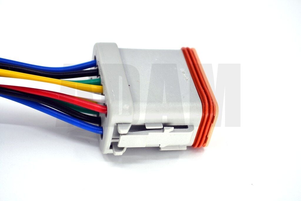 Picture of 12 Pin Kablolu Deutsch Soket Elektrik Bağlantı Konnektörü Soketi Erkek (Pinleri Dişidir)