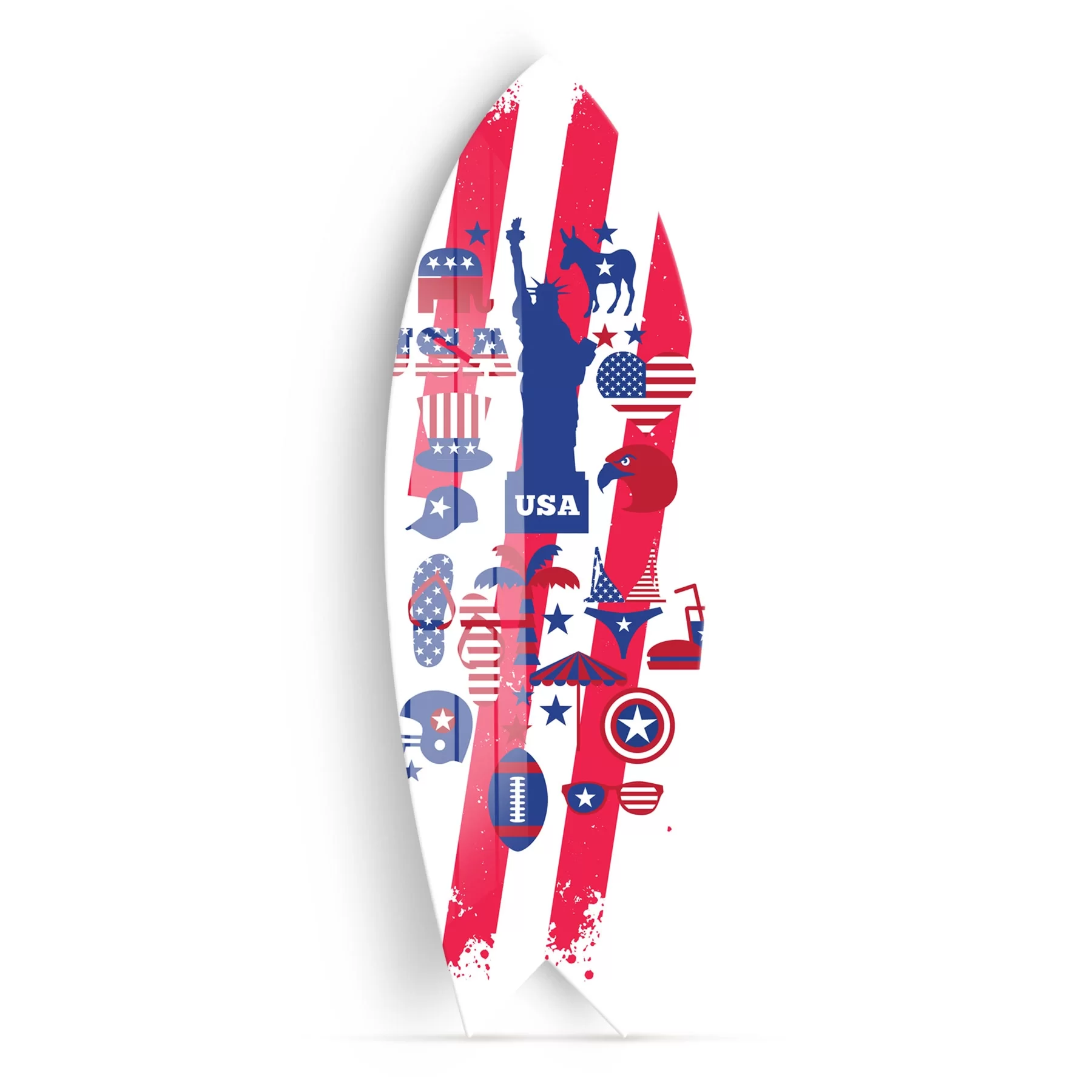 Picture of Decovetro ST 4070 Dekoratif Cam Sörf Tahtası 33x100 Cm