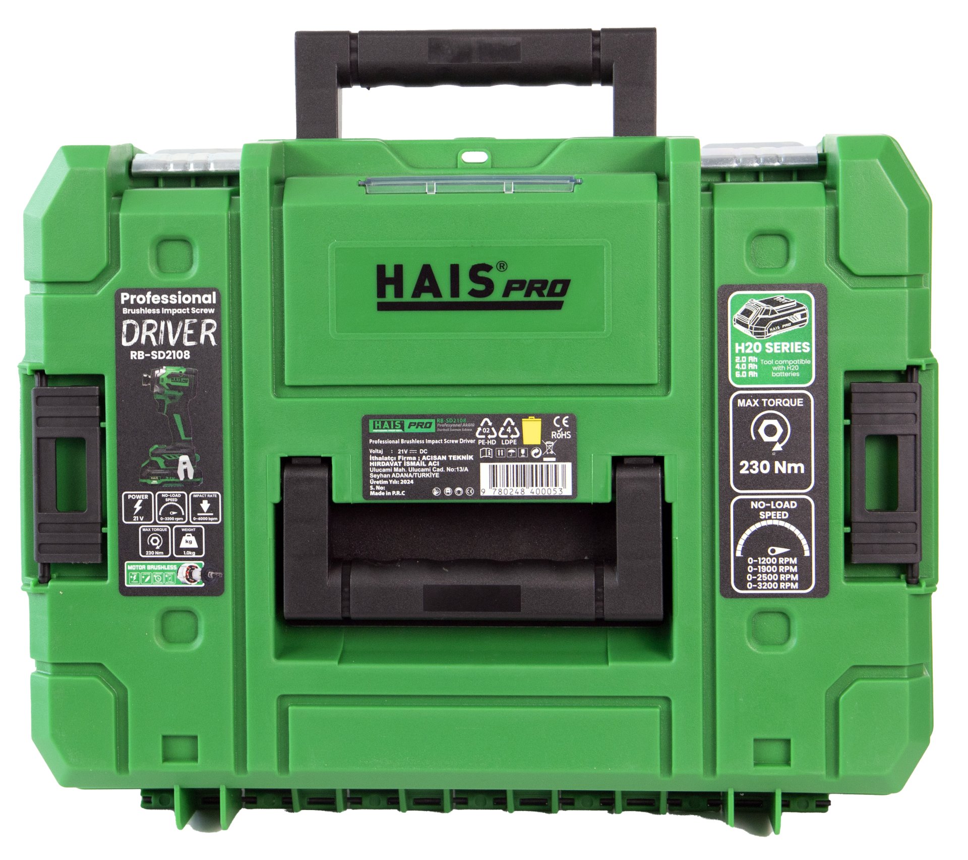 Picture of HAISPRO Profesyonel Darbeli Vidalama 21 V 2.0 Ah Çift Akülü