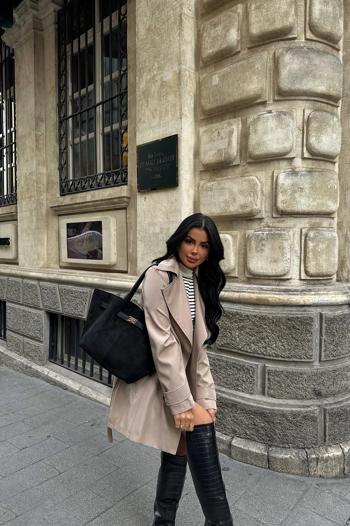 Picture of Beige Osanna Trench Coat