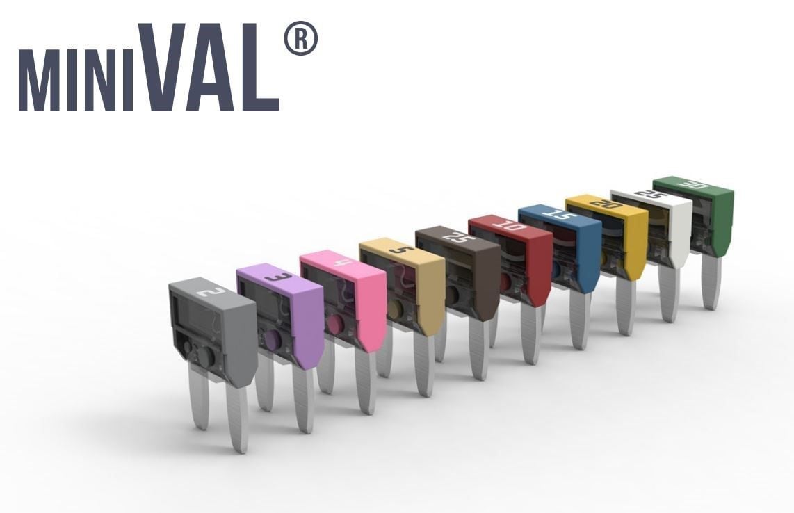 Picture of 5 Adet 25A Beyaz Mini Bıçak Sigorta 25 Amper