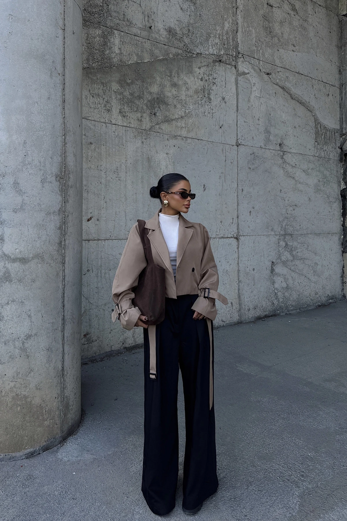 Picture of Beige Button-Front Jacket