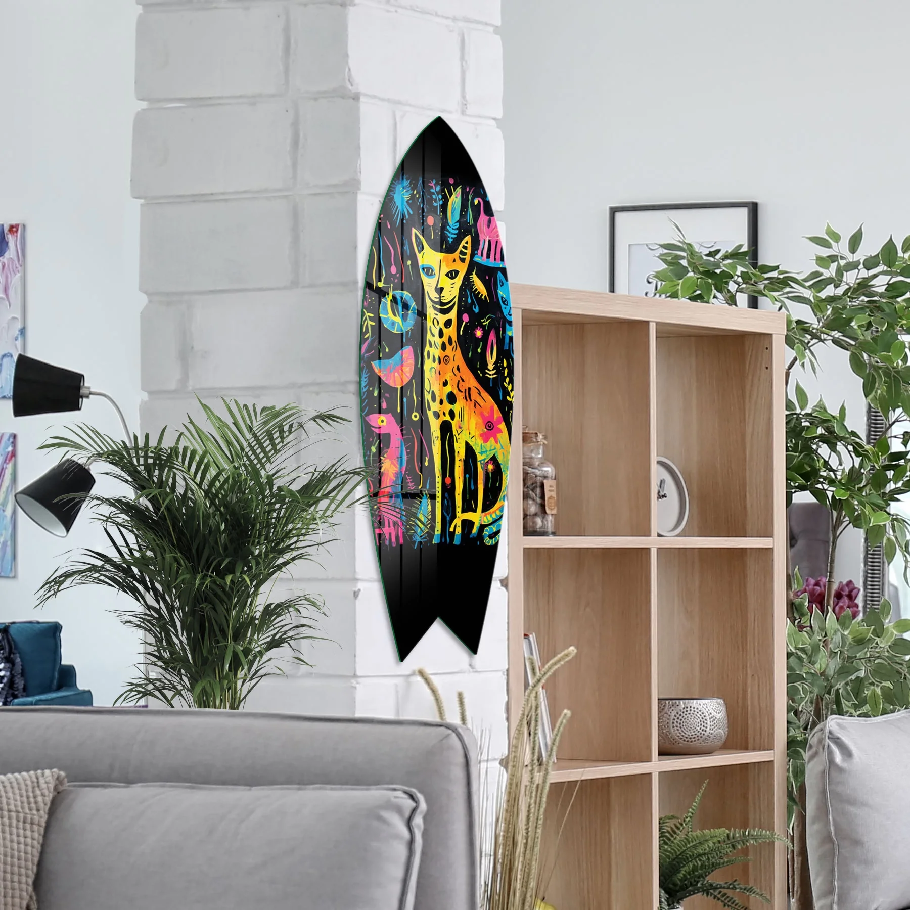 Picture of Decovetro ST 4045 Dekoratif Cam Sörf Tahtası 33x100 Cm