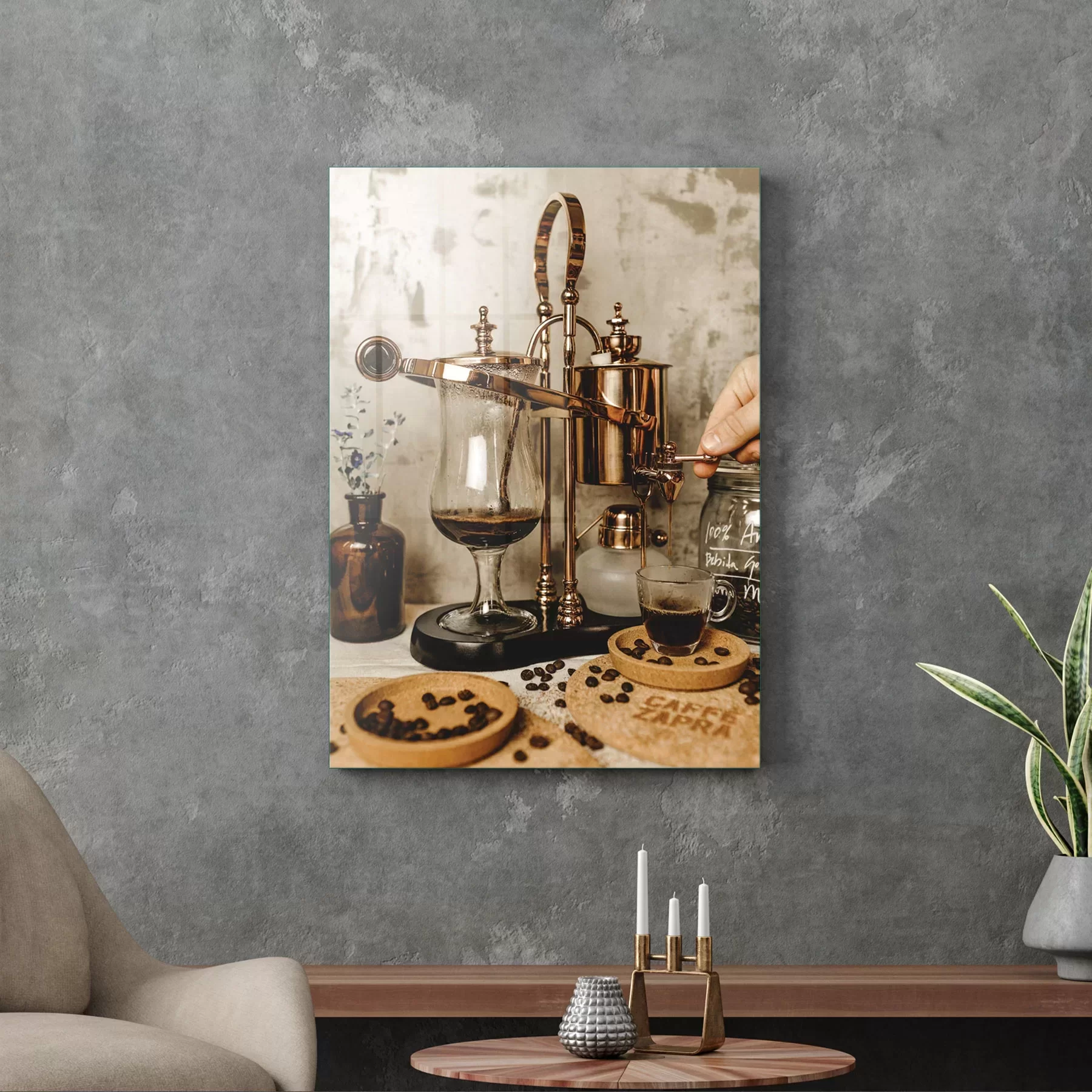 Picture of Decovetro Cam Tablo Coffe Break 50x70 cm