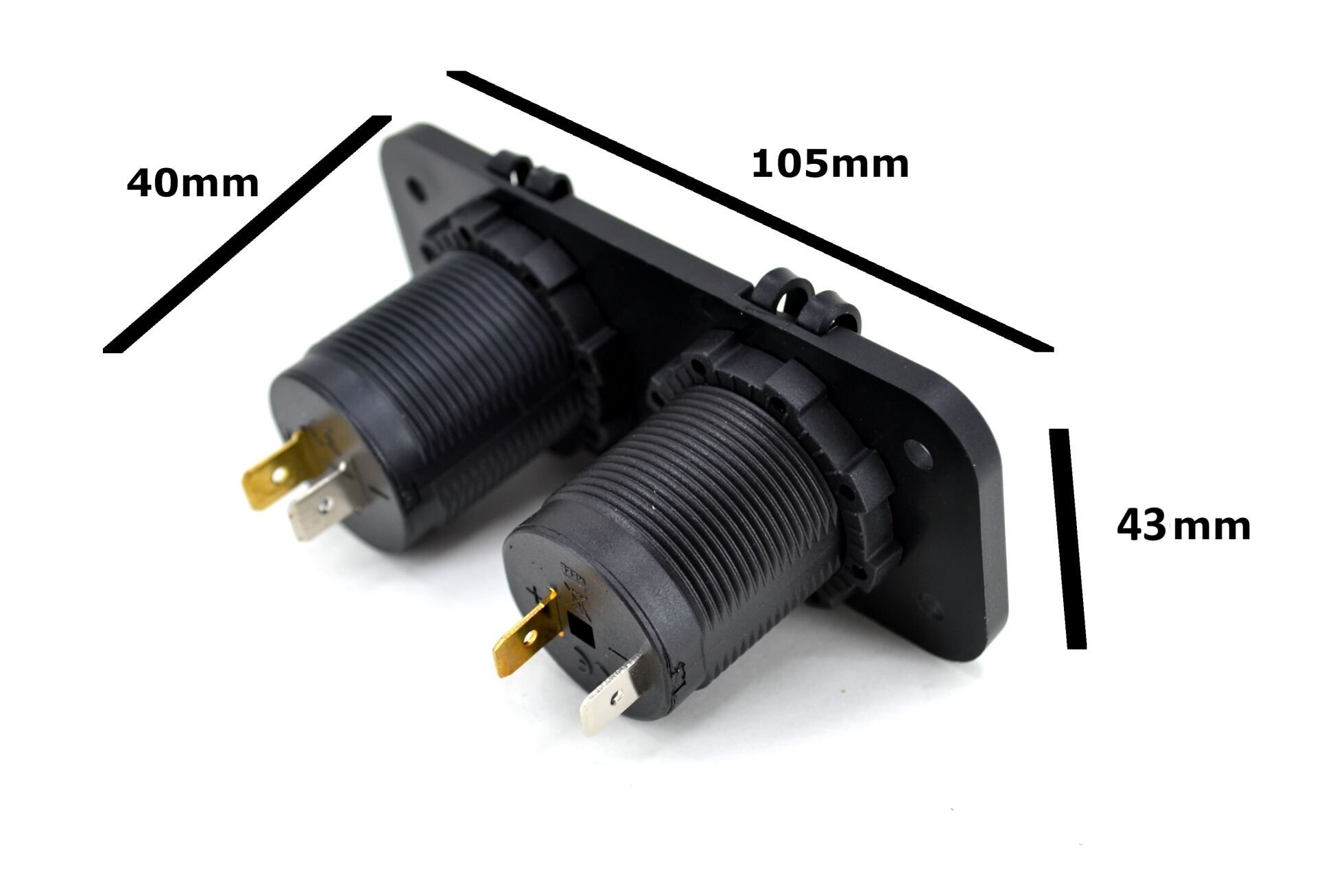 Picture of Karavan Tekne Çakmak Soketi ve USB Şarj Paneli 12V 24V