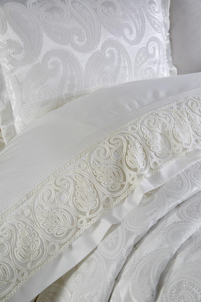 Picture of Çeyiz Diyarı Şal 10 Parça Battaniyeli Çeyiz Seti Krem