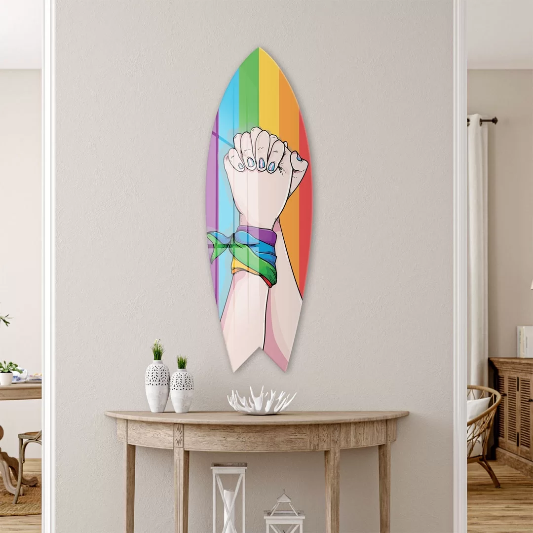 Picture of Decovetro ST 4067 Dekoratif Cam Sörf Tahtası 33x100 Cm