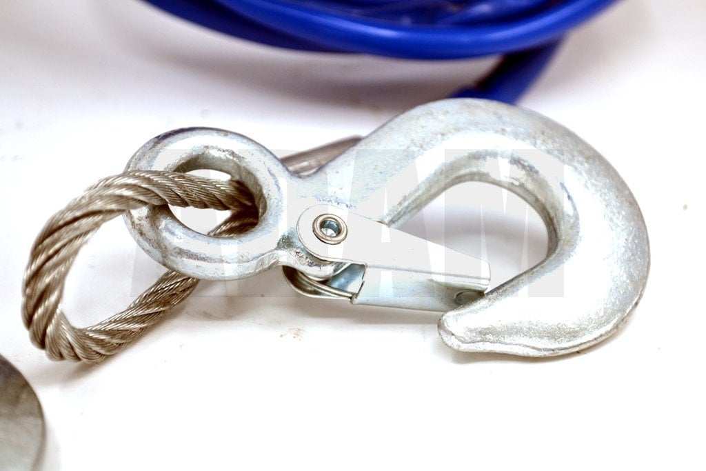 Picture of 3 Metre İzoleli Çelik Oto Çekme Halatı 3 Ton Karabinalı Çeki