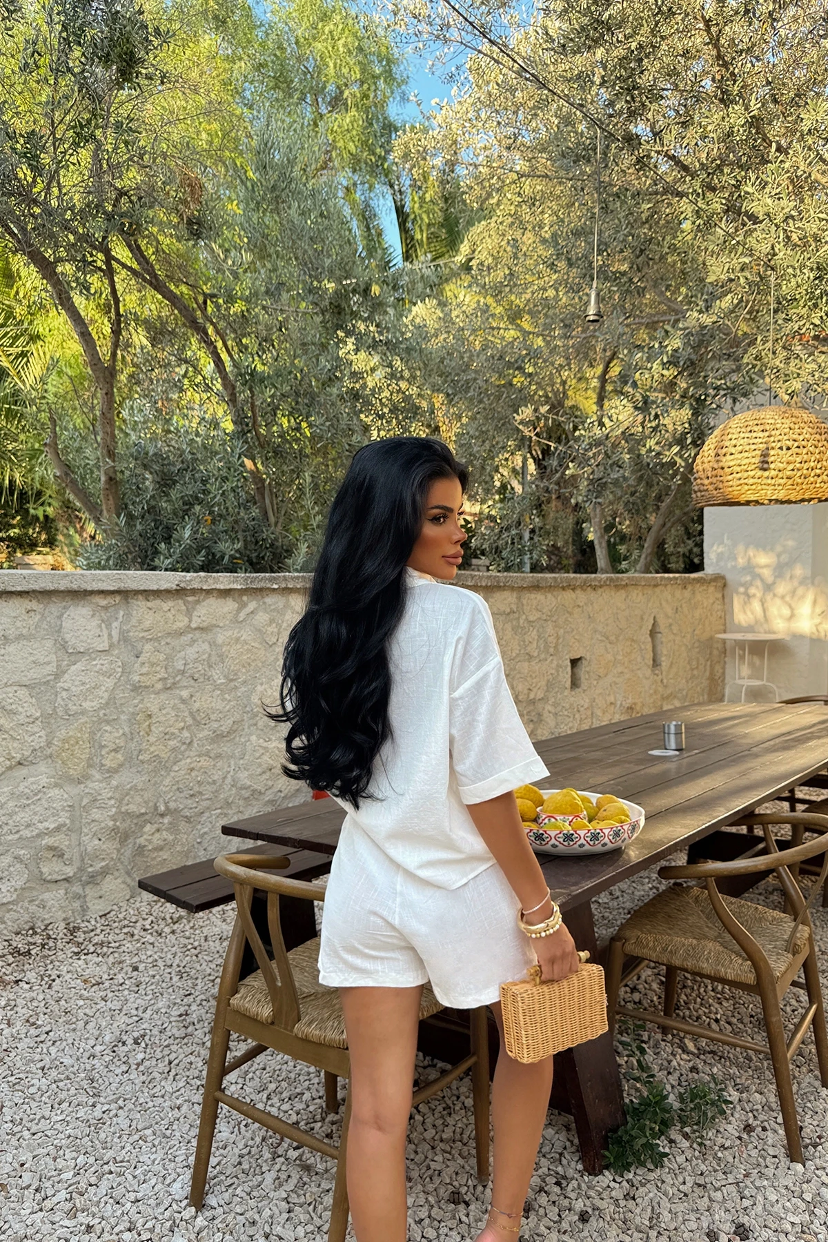 Picture of White Shirt Suit