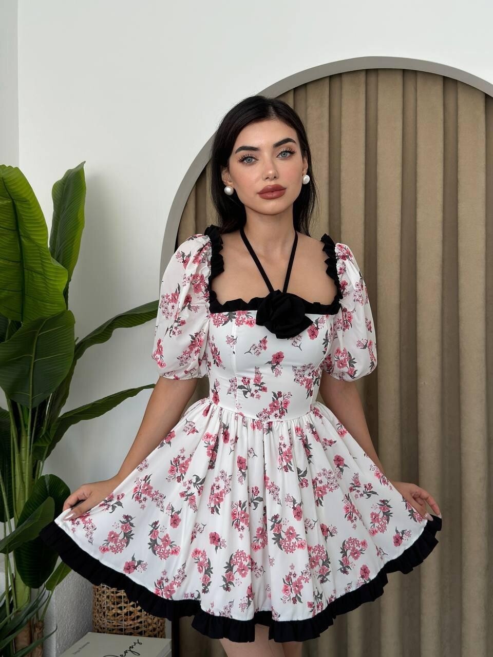 Picture of Wismar Gül Detay Elbise