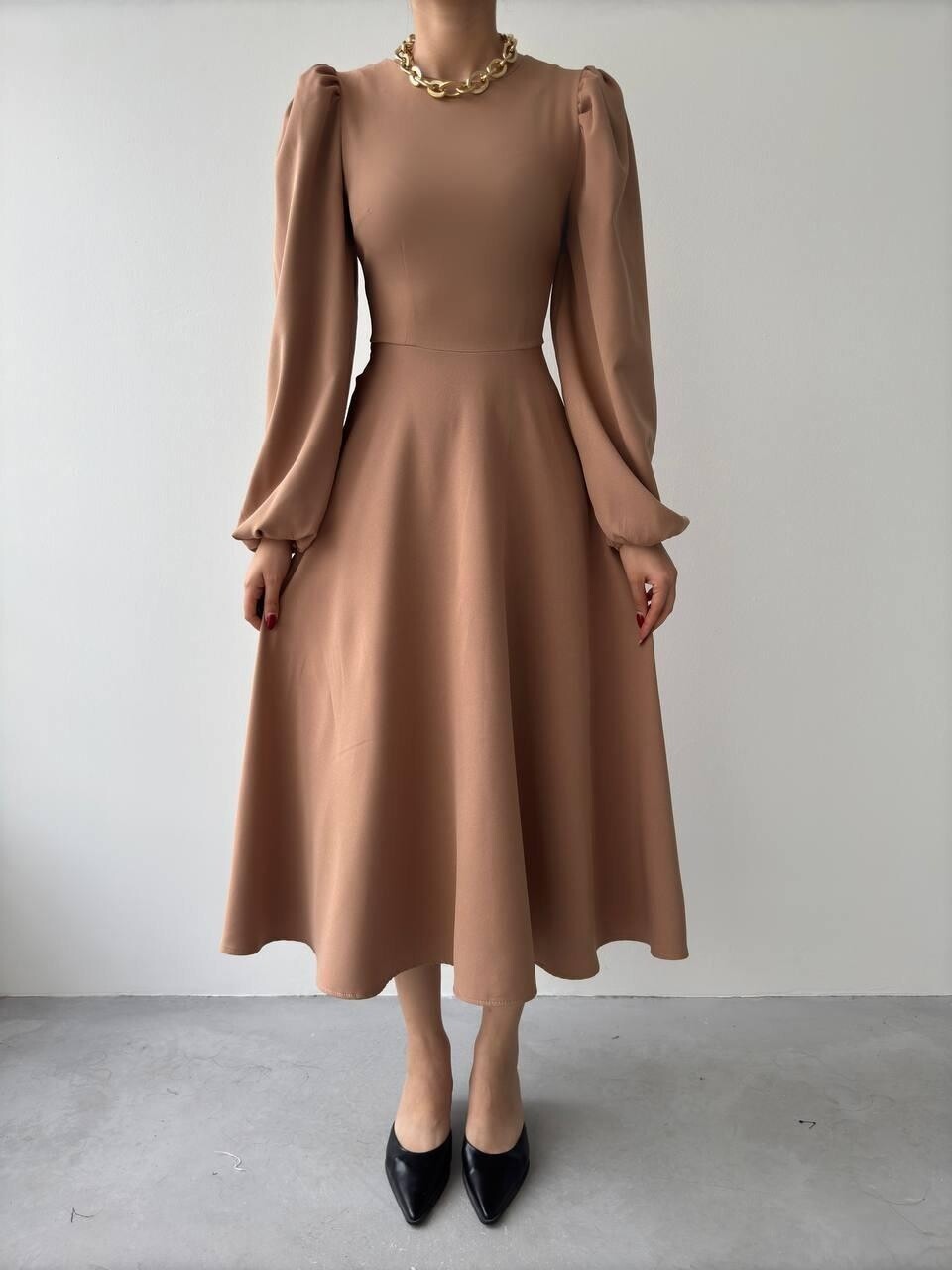 Picture of Sali Balon Kol Elbise