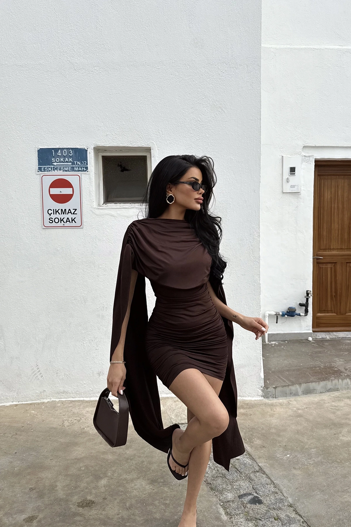 Picture of Brown Molly Mini Dress