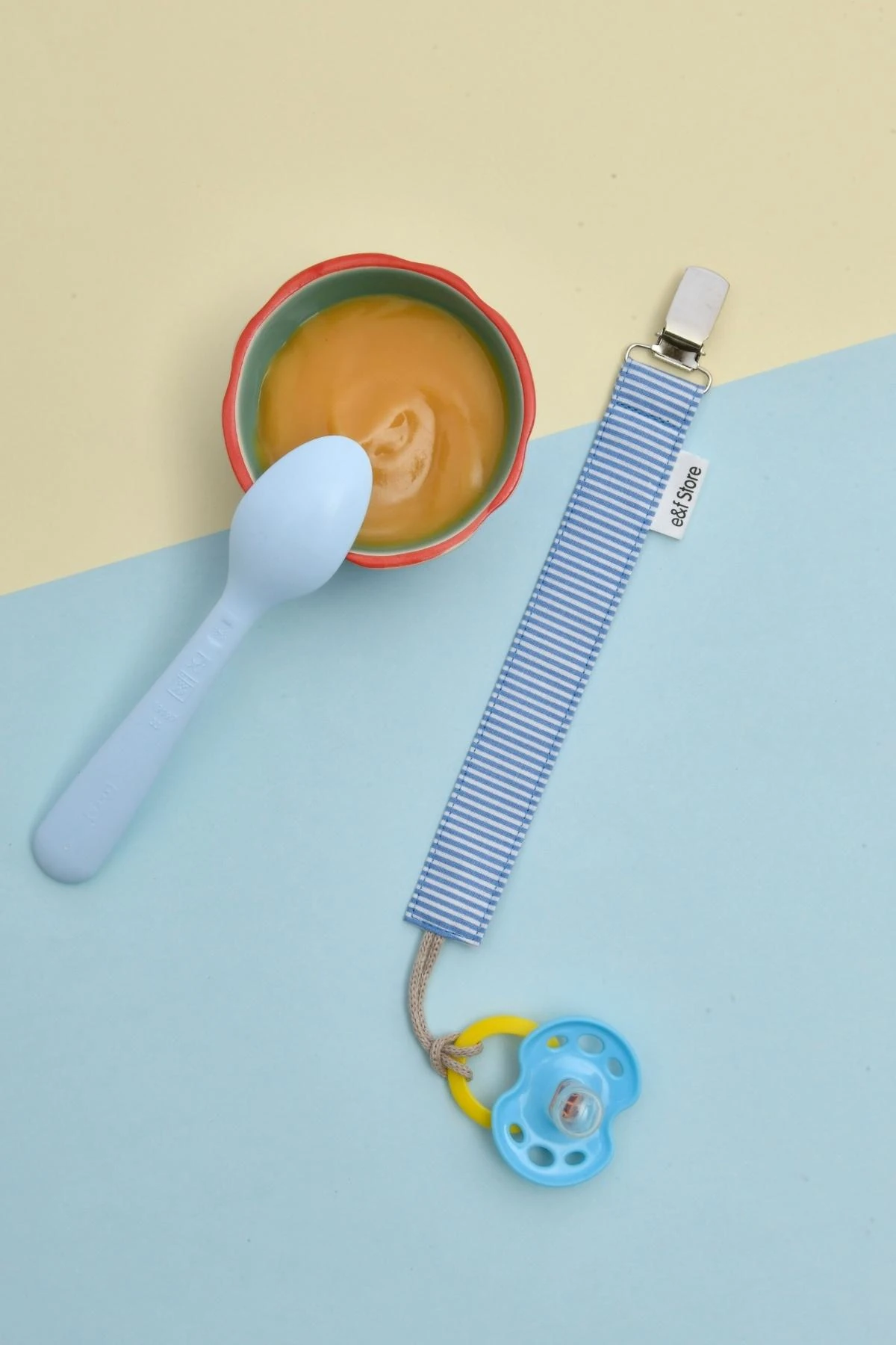 Picture of 3'lü Emzik Askısı Seti - Petrol Mavisi - Beyaz - Mavi Çizgili