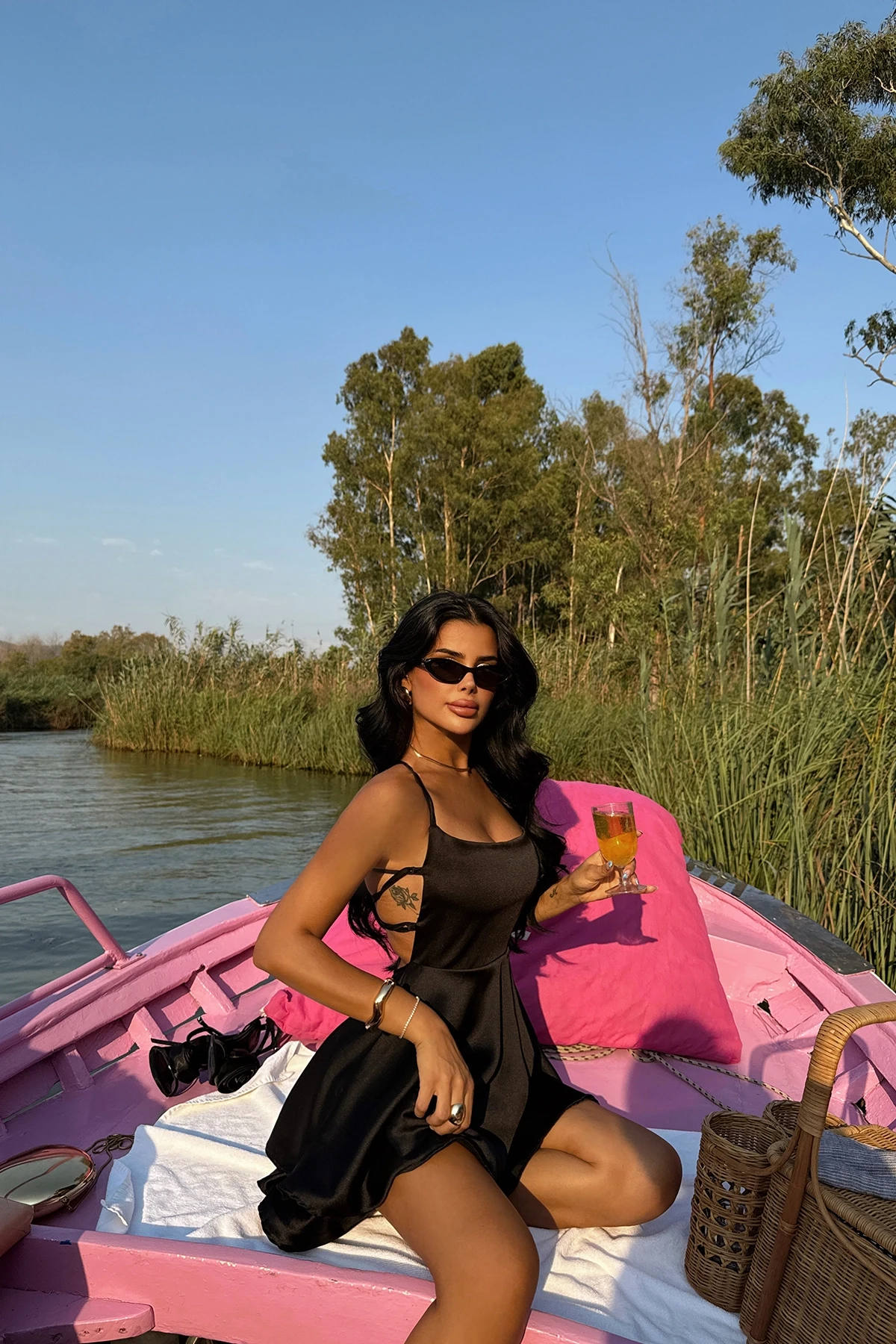 Picture of Black Anabel Mini Dress