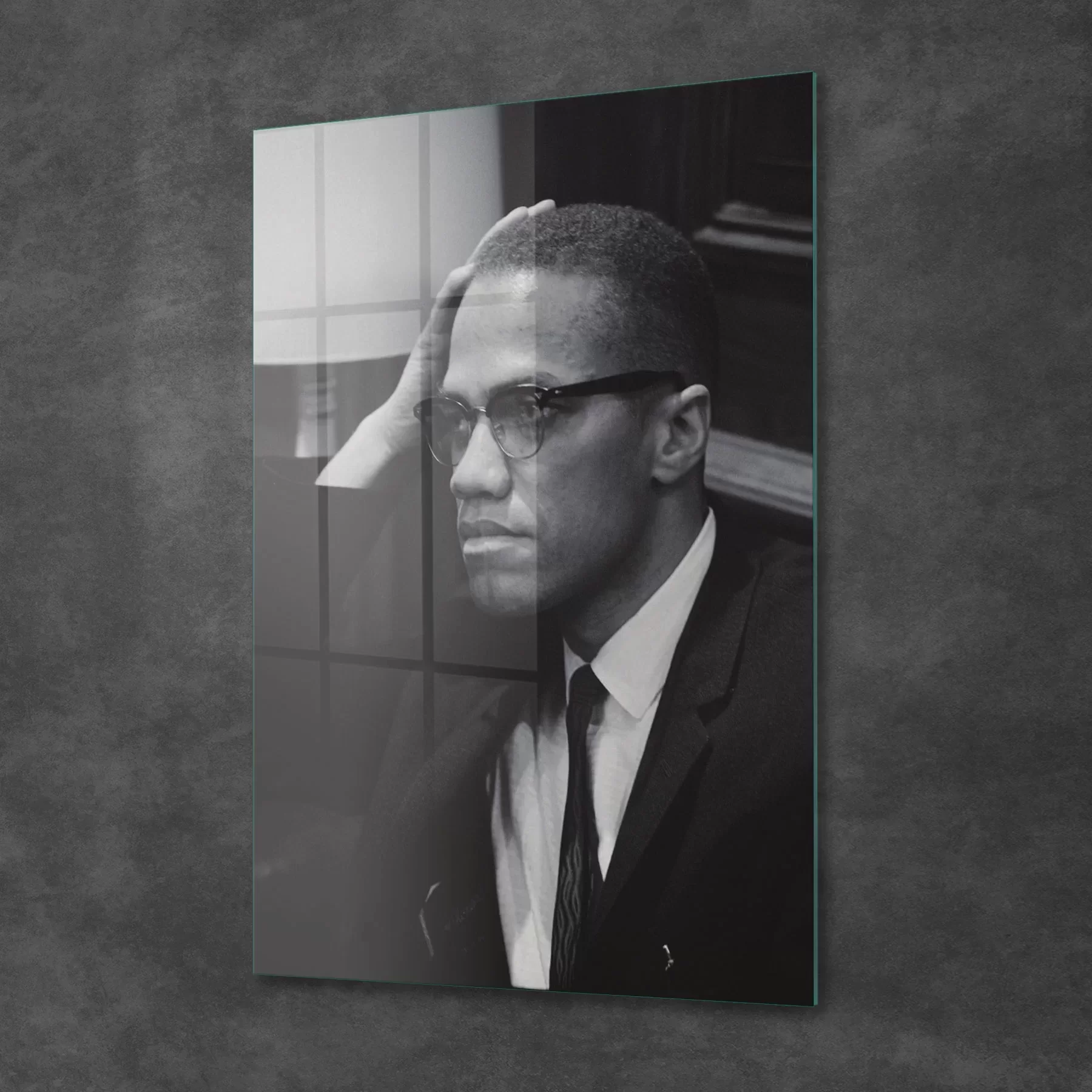Picture of Decovetro Cam Tablo Malcom X 30x40 cm