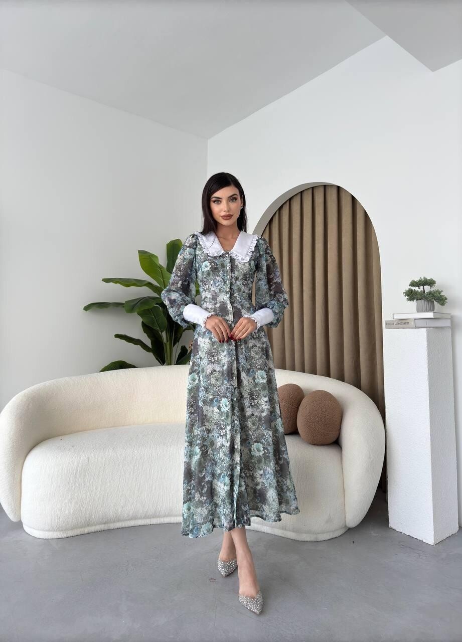 Picture of Lubom Peter Pan Yaka Elbise