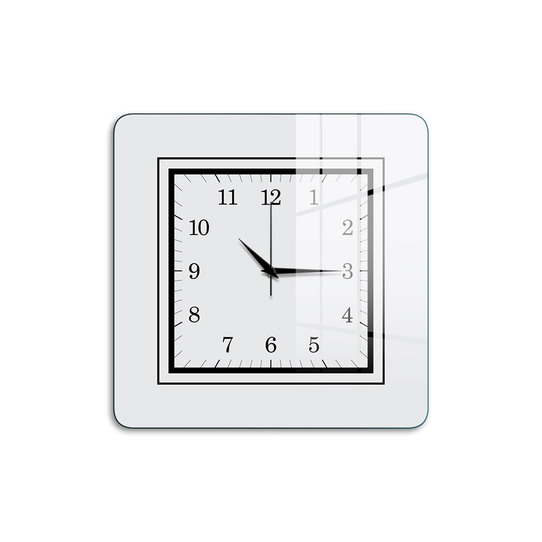 Picture of Decovetro Cam Duvar Saati Kare 1010 30 x 30 Cm