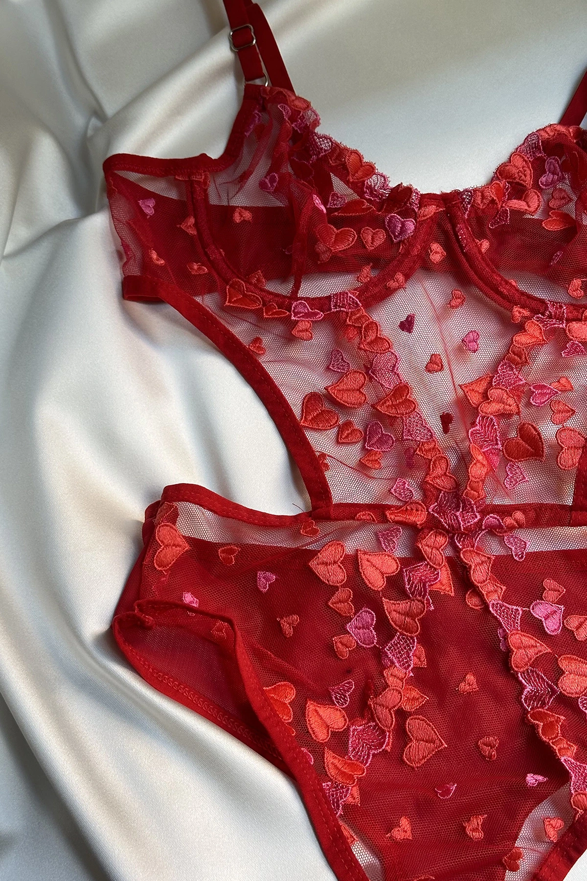 Picture of Red Heart Detail Bodysuit