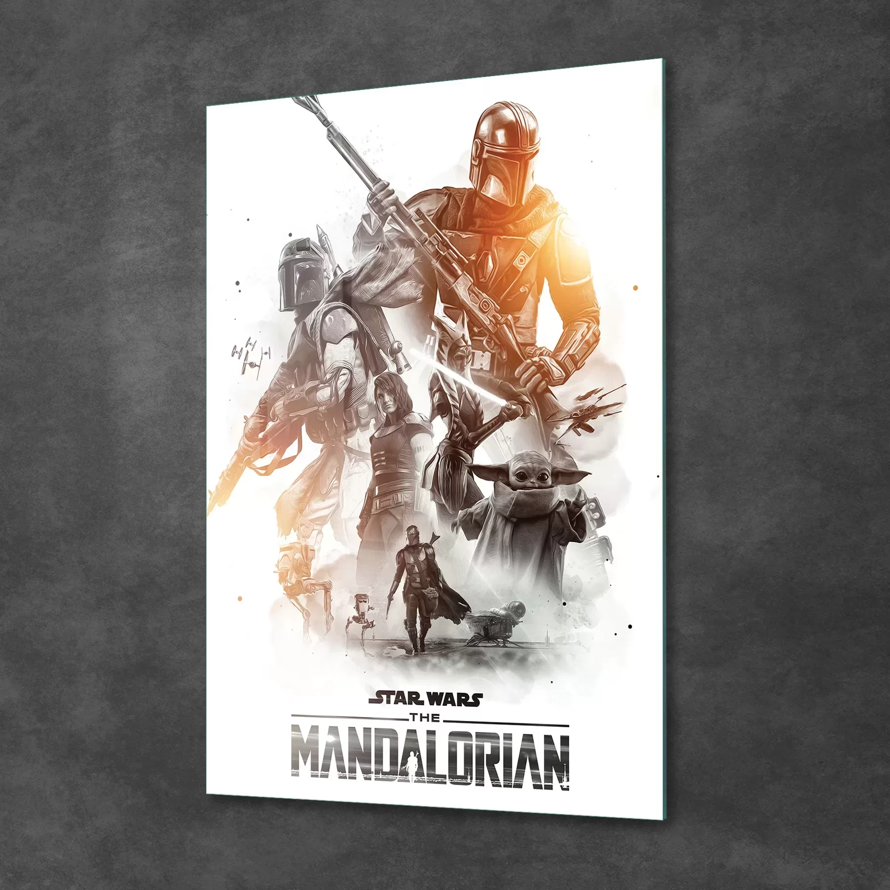 Picture of Decovetro Cam Tablo Mandalorian Poster 70x100 cm