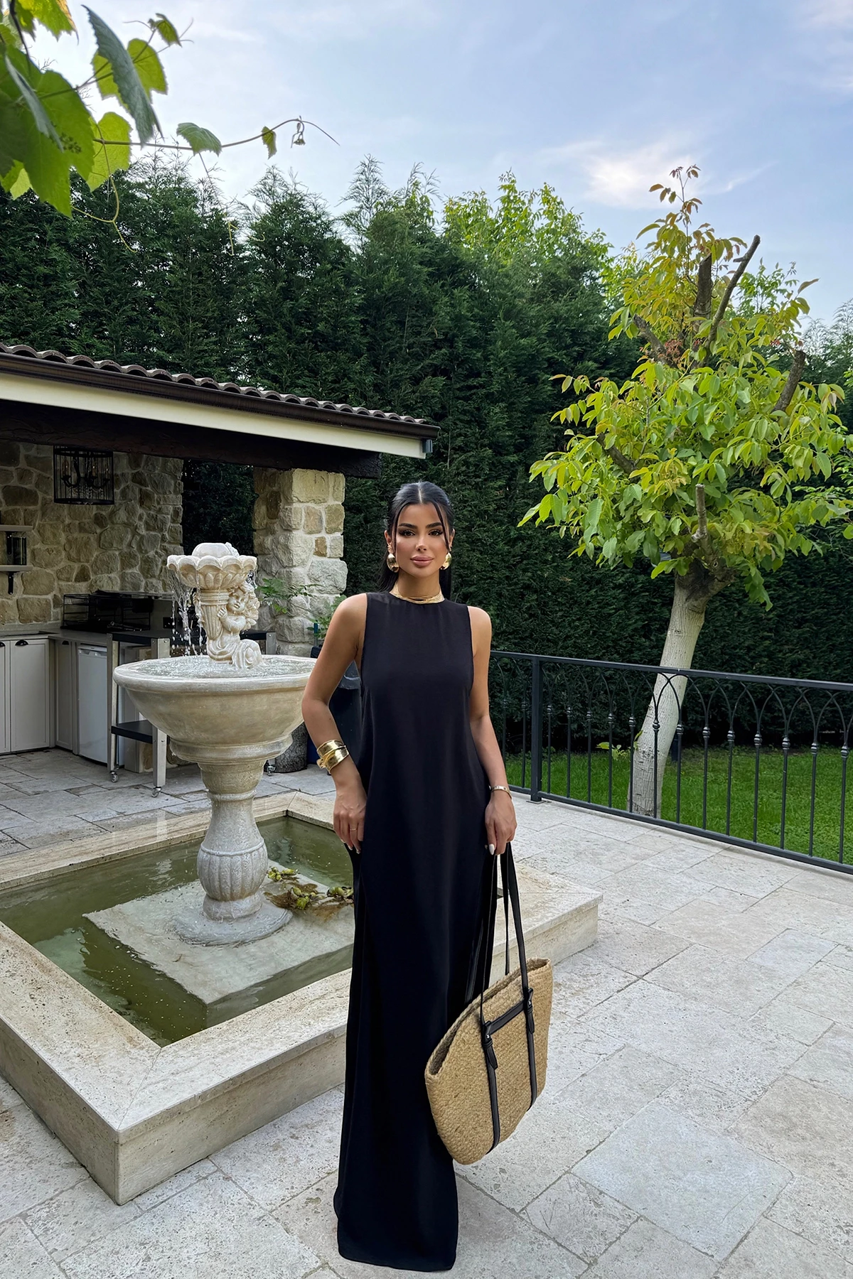 Picture of Black Ilona Long Dress