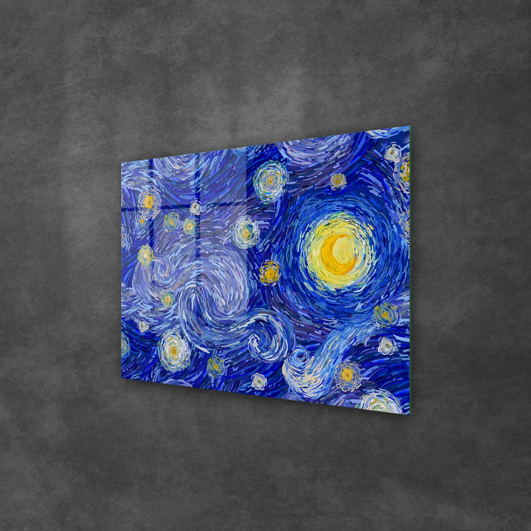 Picture of Decovetro Cam Tablo Van Gogh Yıldızlı Gece 30x40 cm