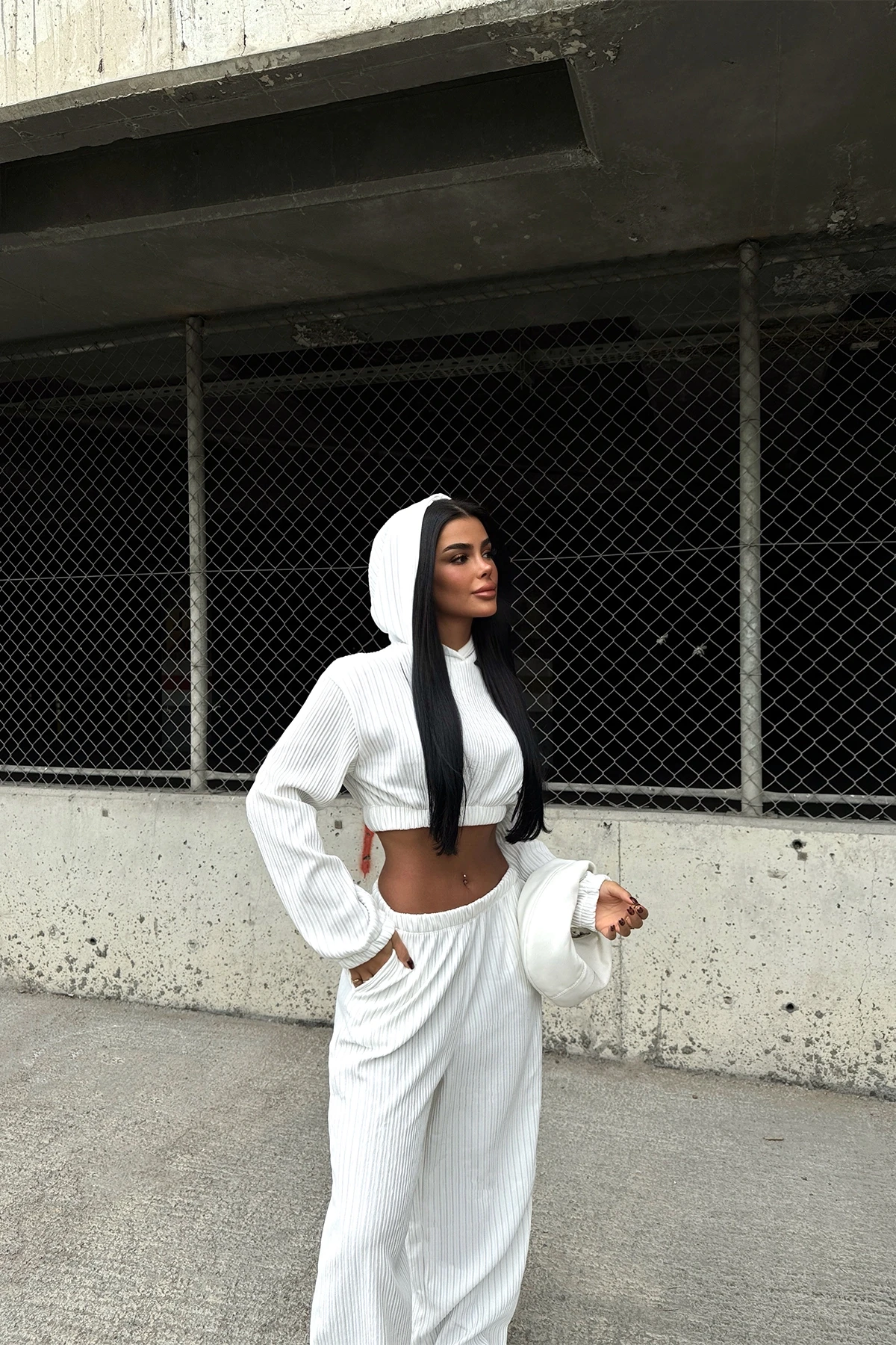 Picture of White Trouser Suit