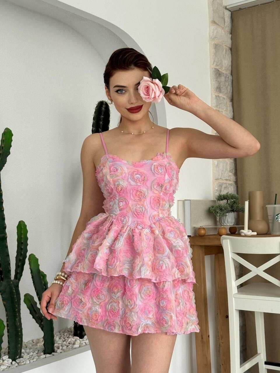 Picture of Flora İp Askılı Elbise