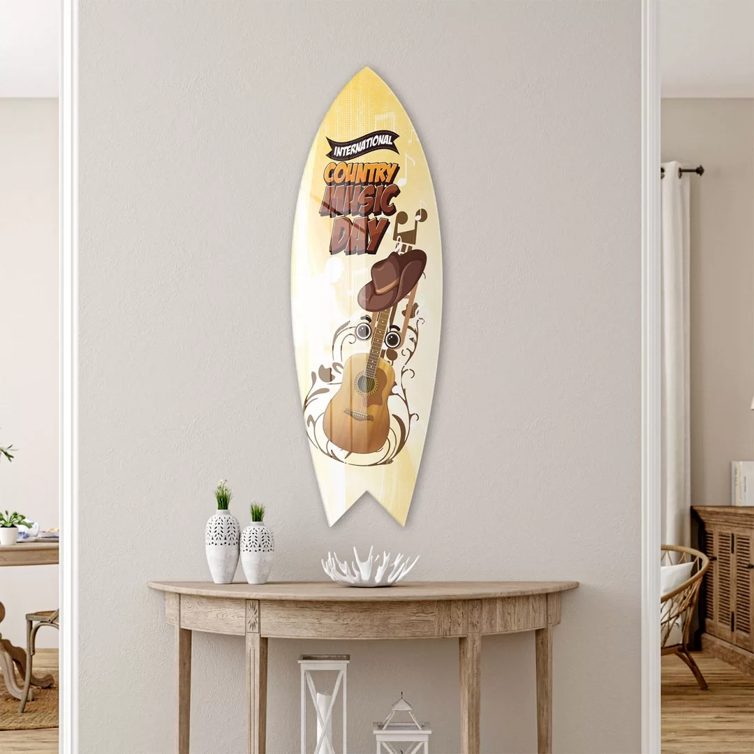 Picture of Decovetro ST 4007 Dekoratif Cam Sörf Tahtası 33x100 Cm