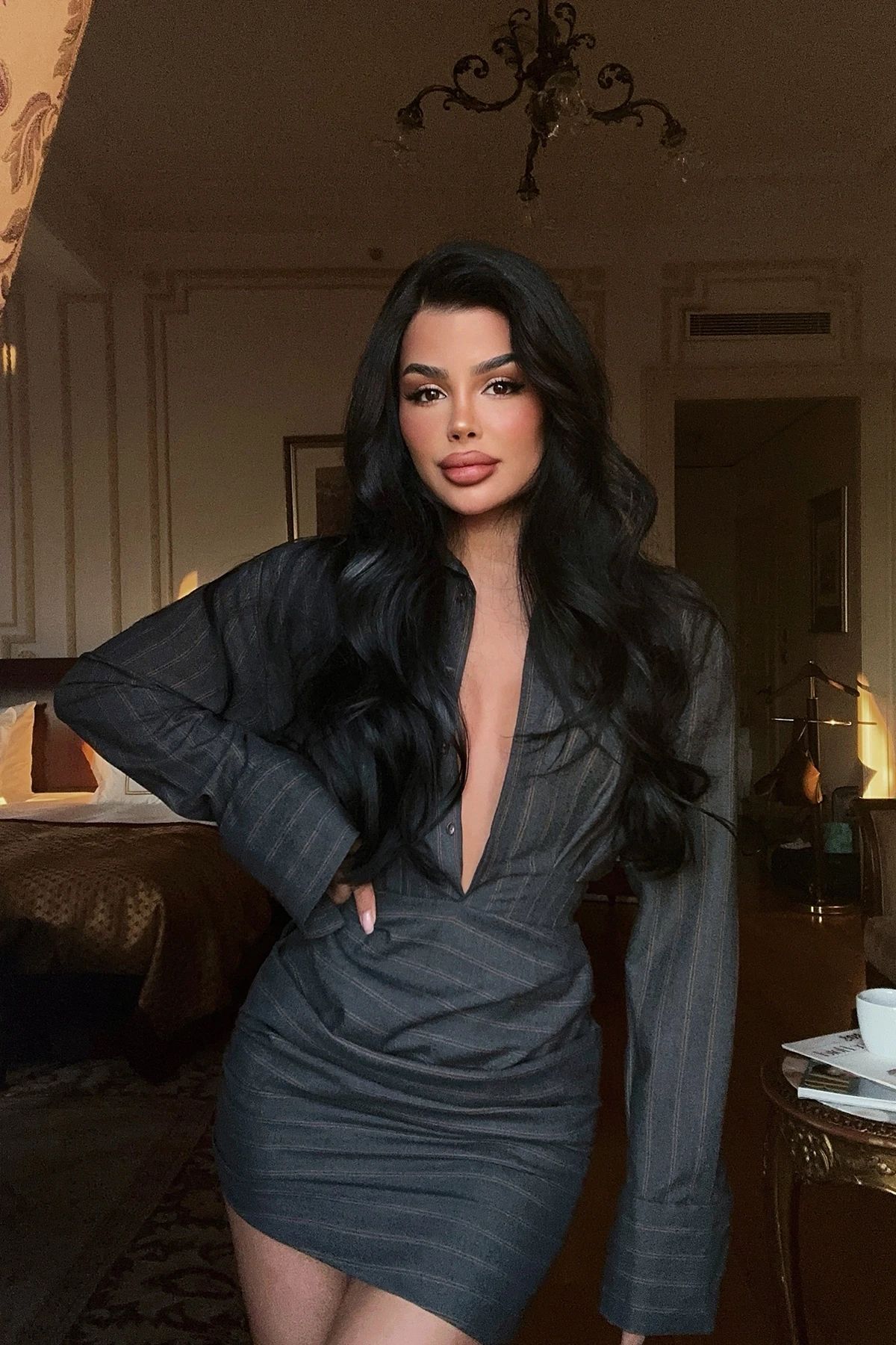 Picture of Smoke Antoine Mini Dress