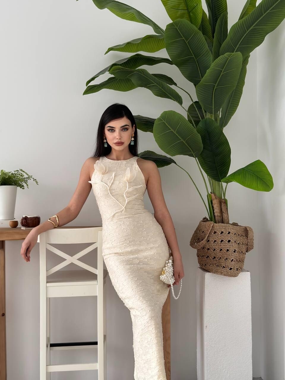 Picture of Lers Çiçek Detaylı Elbise