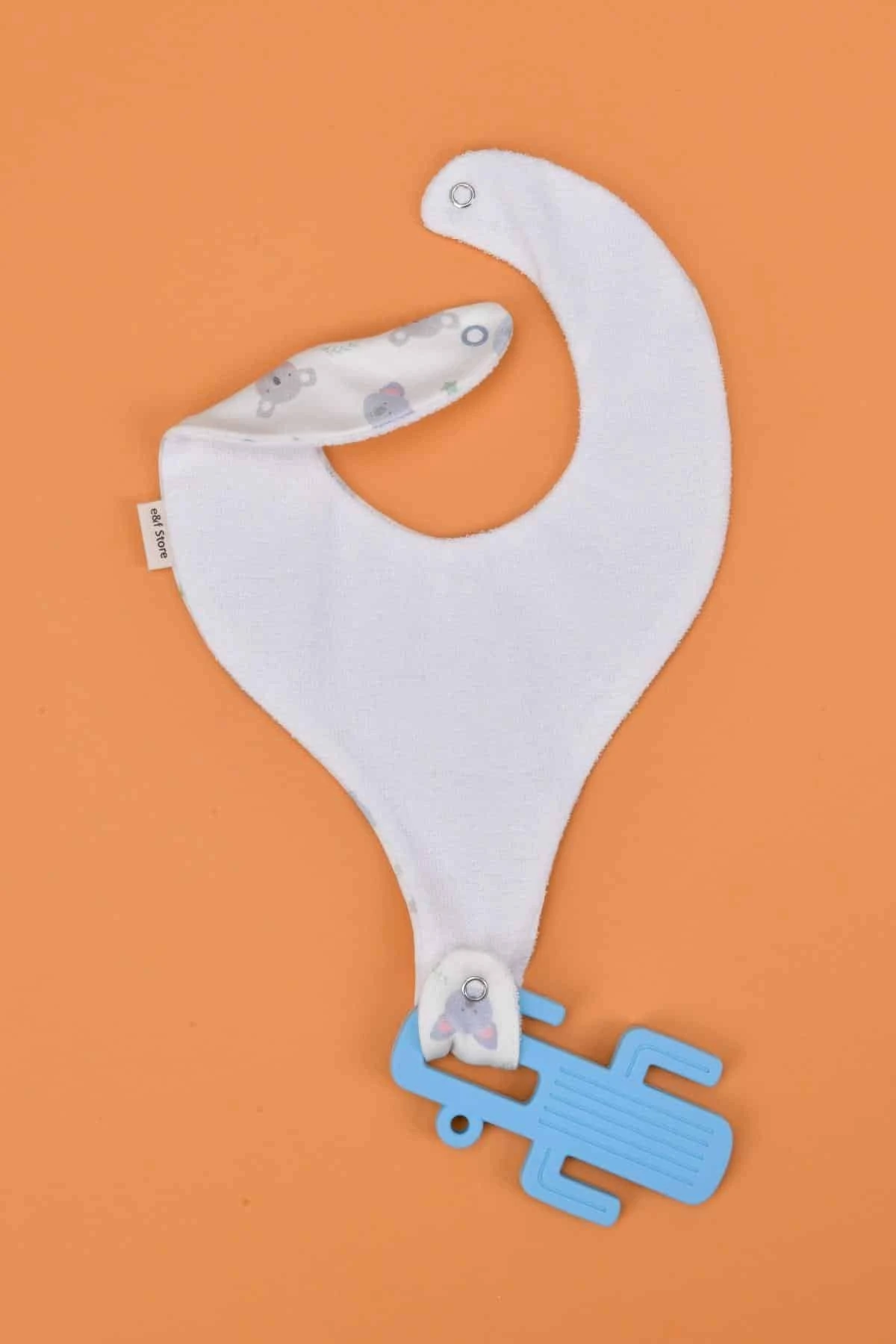 Picture of İkinci Şans - Sıvı Geçirmez Emzik Tutucu Mama Önlüğü - Sevimli Koala