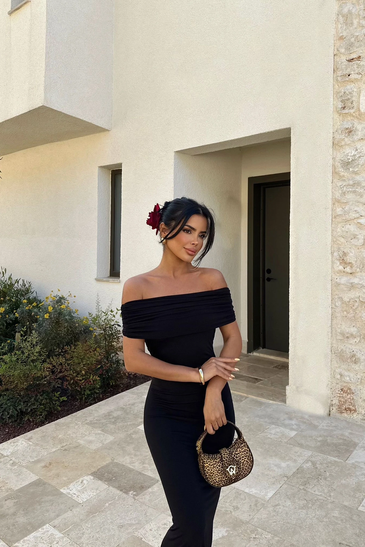 Picture of Black Brunella Long Dress