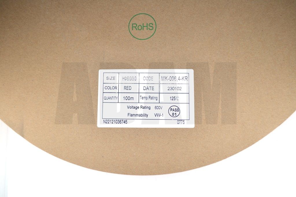 Picture of 100 Metre 6,4mm Kırmızı Isı İle Daralan Makaron Isıyla MT-M6.4K