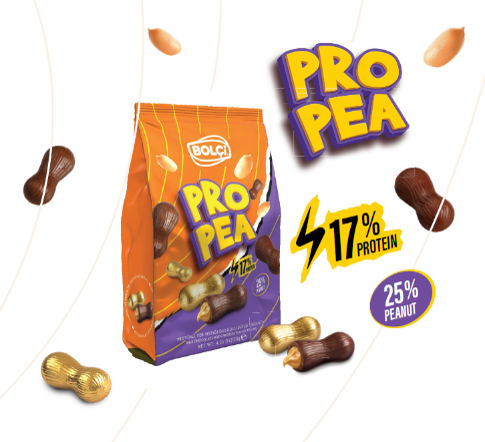 Picture of PEANUT BUTTER FILLED MILK CHOCOLATE PROPEA 120g