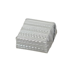 Picture of SQUARE - GIANDUJA FILLED MILK CHOCOLATE SILVER 2,4Kg