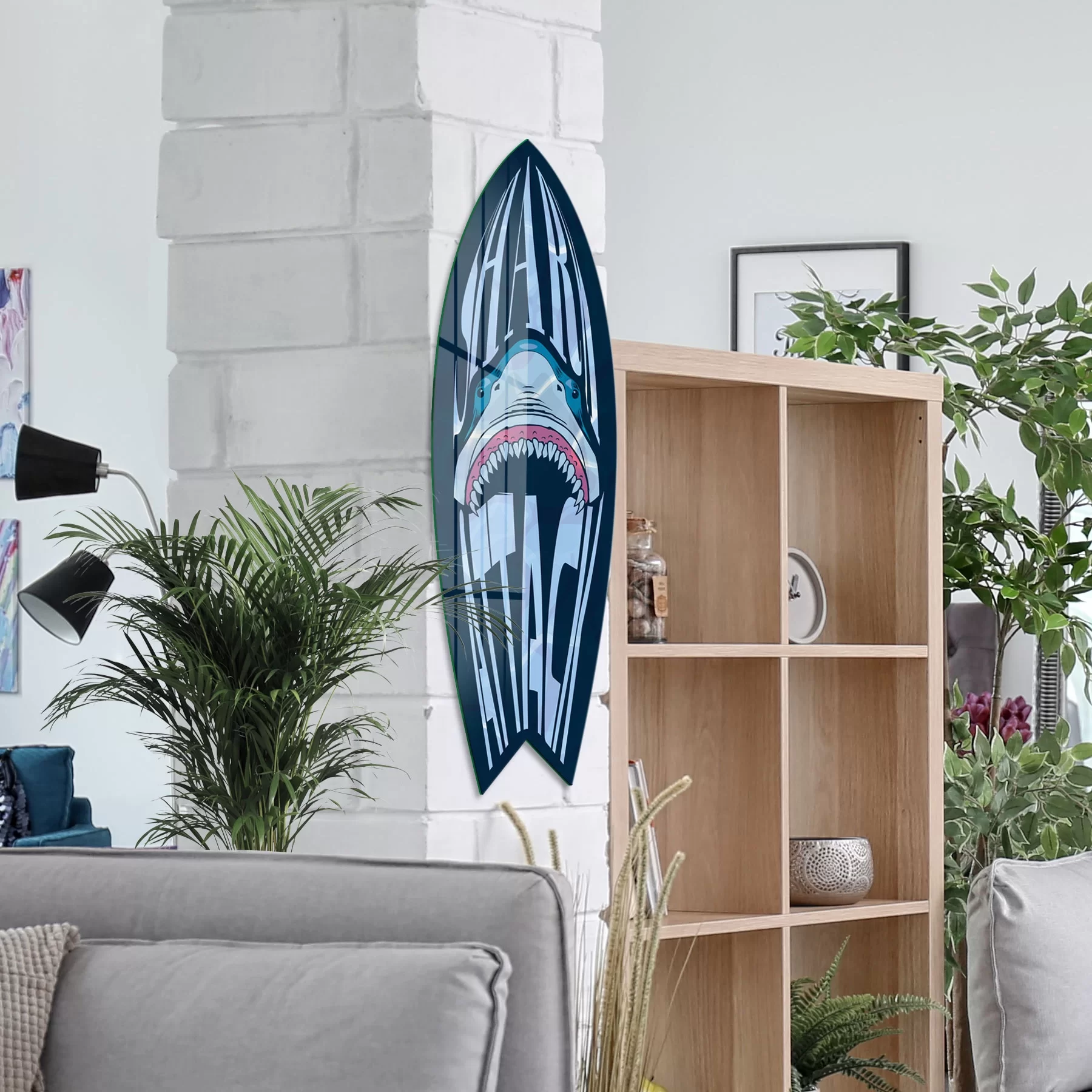 Picture of Decovetro ST 4017 Dekoratif Cam Sörf Tahtası 33x100 Cm