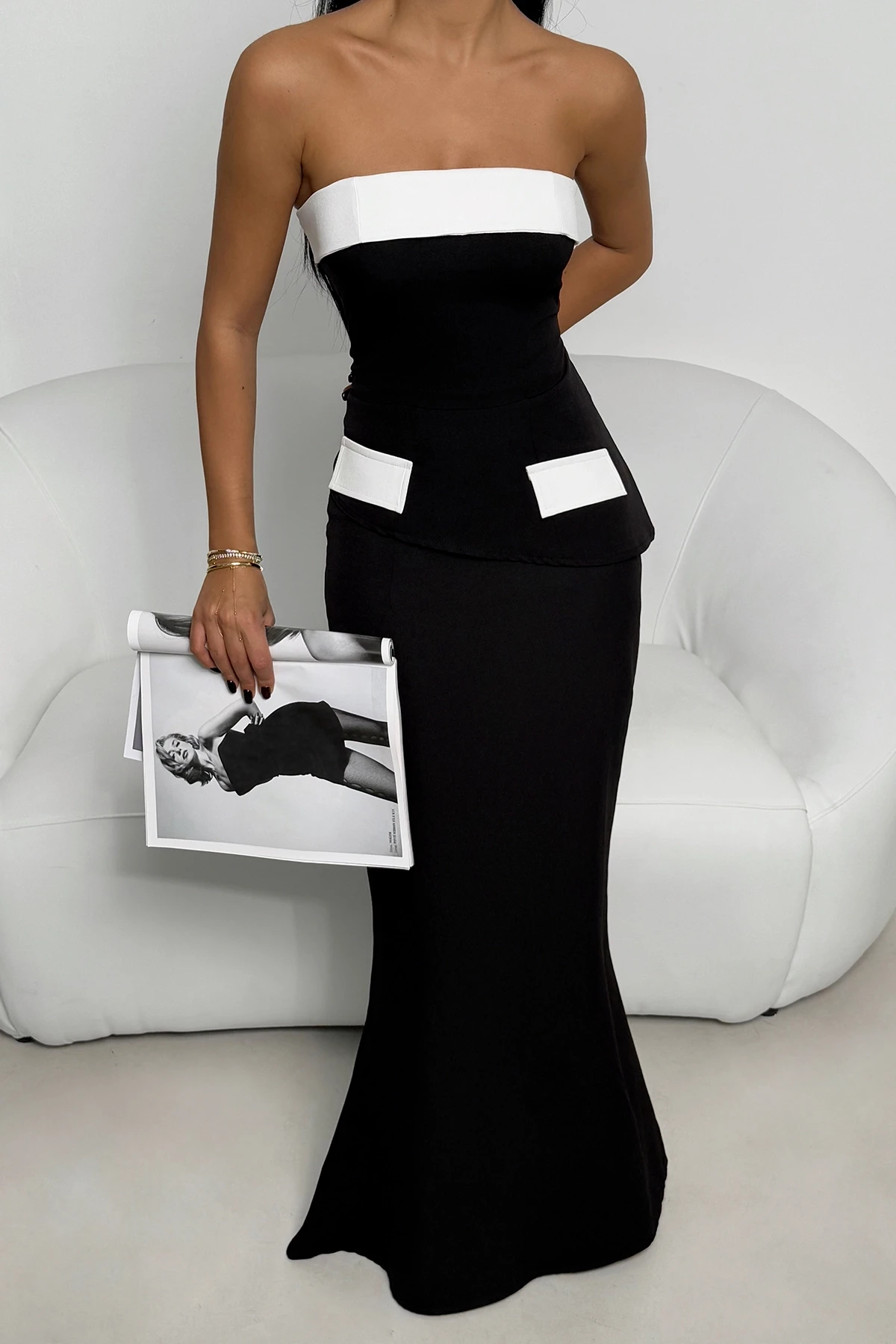 Picture of Black Skirt Suit