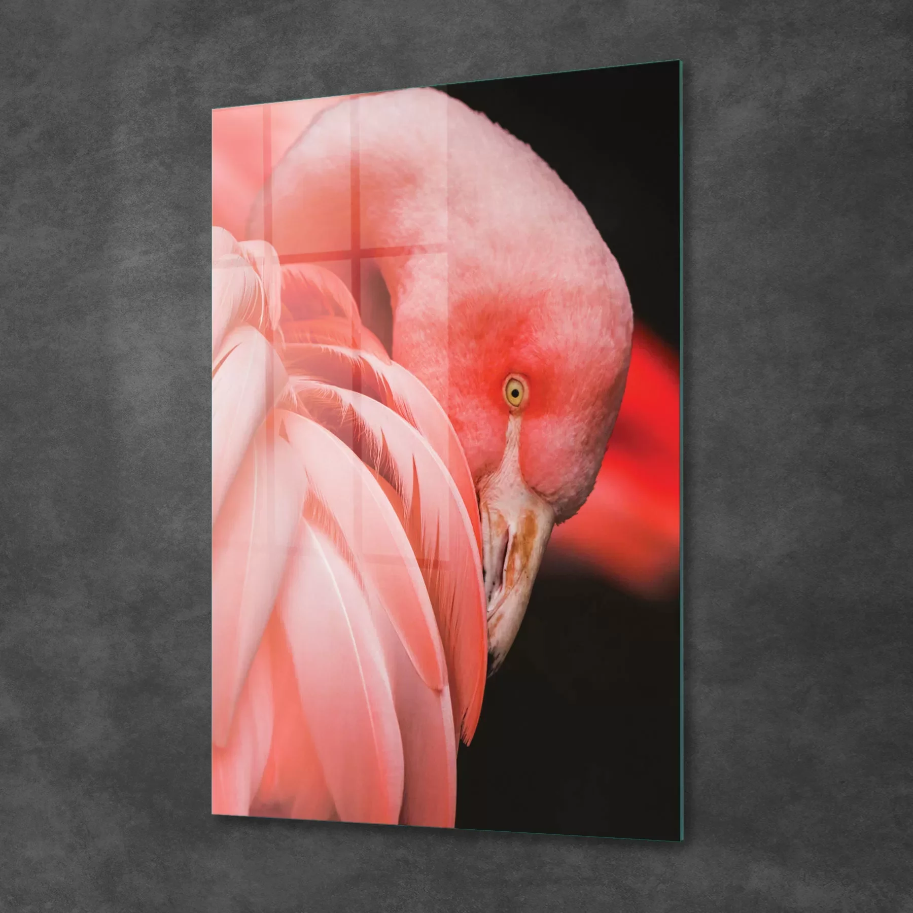 Picture of Decovetro Cam Tablo Flamingo 30x40 cm
