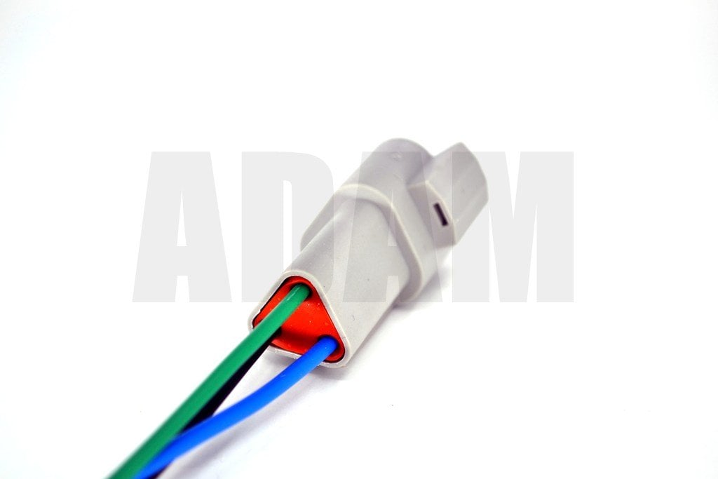 Picture of 3 Pin Kablolu Deutsch Soket Elektrik Bağlantı Konnektörü Dişi (Pinleri Erkektir)