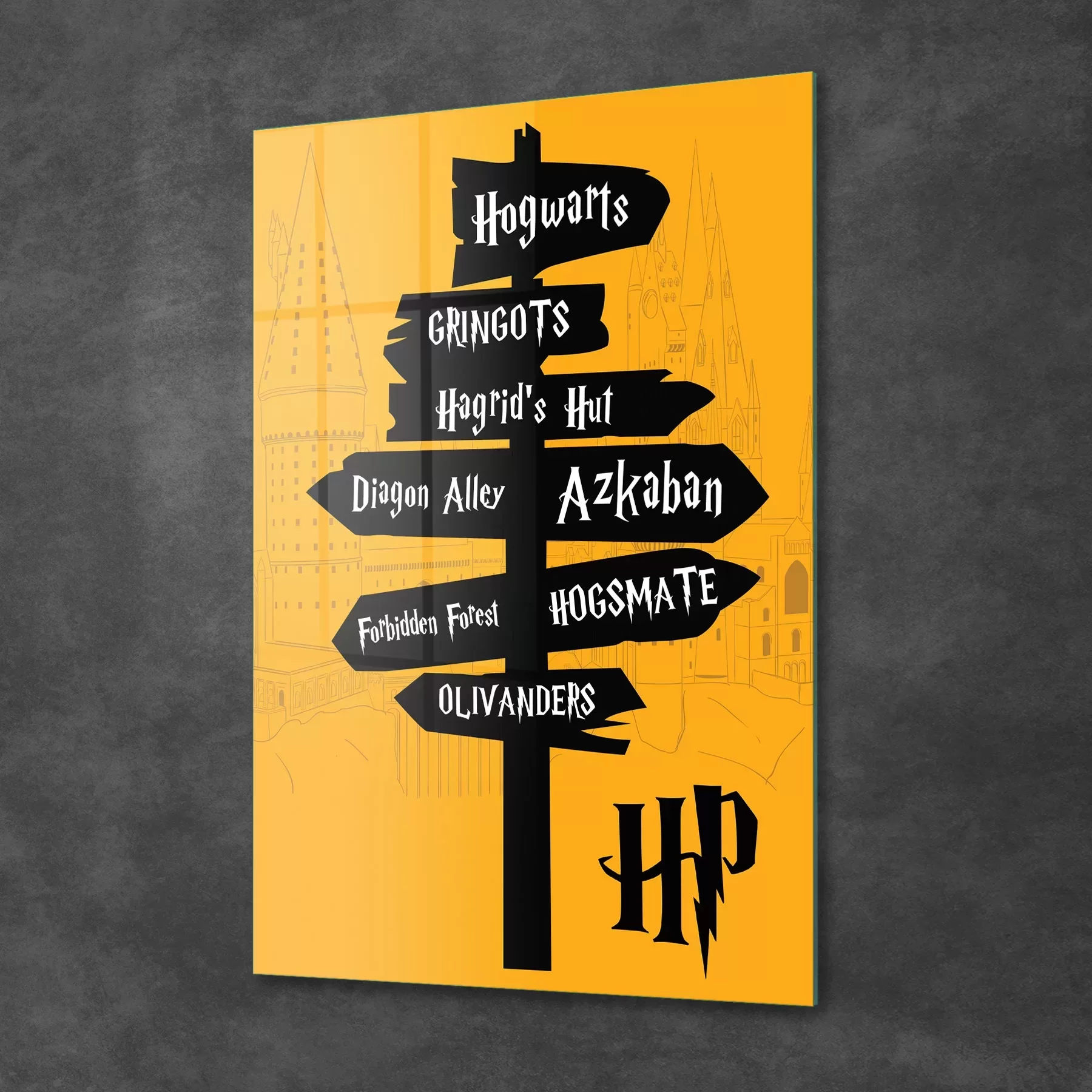 Picture of Decovetro Cam Tablo Harry Potter Sign 30x40 cm