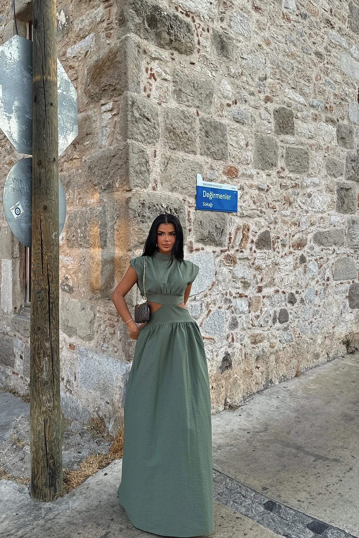 Picture of Khaki Long Dress