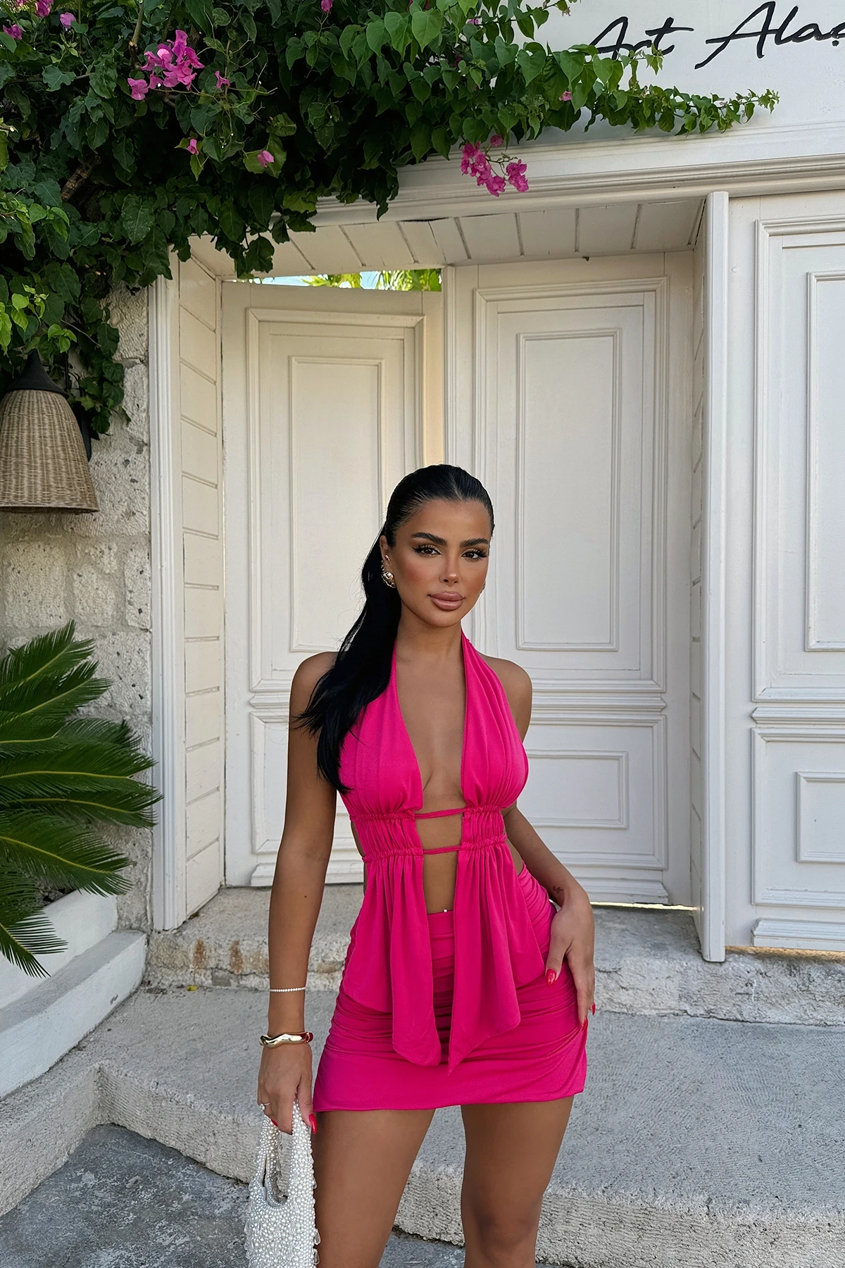 Picture of Fuchsia Samba Skirt Suit